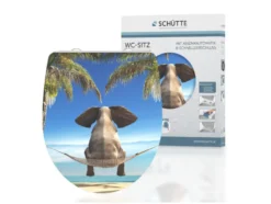 Schütte WC-Sitz High Gloss mit Absenkautomatik und Schnellverschluss