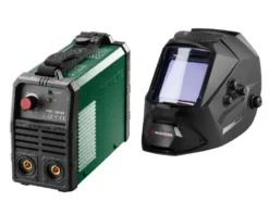 Schweiß-Set: Inverter-Schweißgerät PISG 120 D5 & Automatik-Schweißhelm PSHP 1 A1