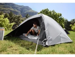 Selbstaufblasende Campingmatte / Luftzellen-Campingmatte mit Kopfkissen