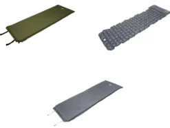 Selbstaufblasende Campingmatte / Luftzellen-Campingmatte mit Kopfkissen