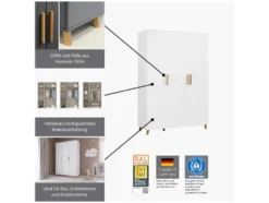 Shinjo Drehtürenschrank