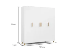 Shinjo Drehtürenschrank
