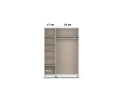 Shinjo Drehtürenschrank