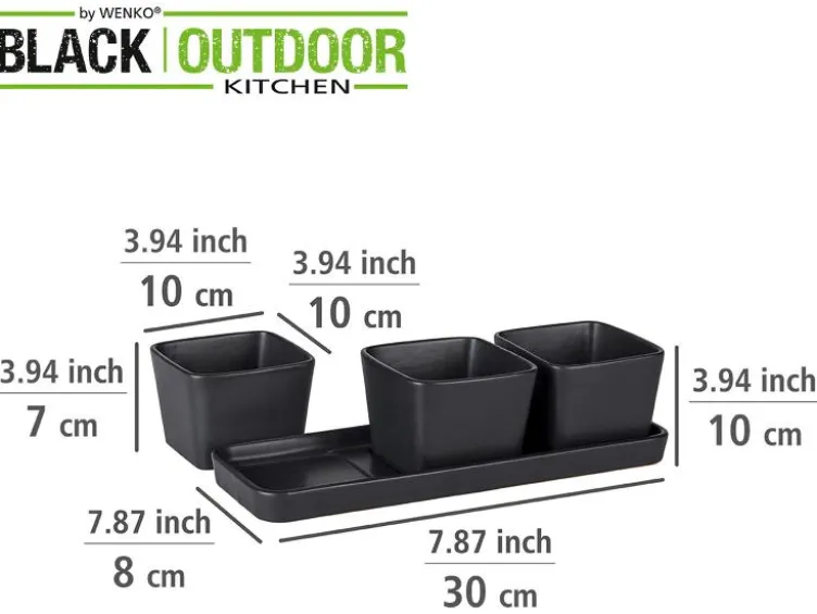 Snack-/Dipschalen-Set, 4-teilig