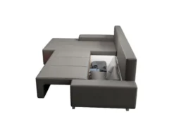 Sofa »Davos«, mit Ottomane und LED-Licht
