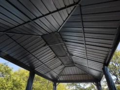 SOJAG Canada Pavillon »Messina«, aus Aluminium, Stahldach mit Lüftung, inkl. Fliegengitter