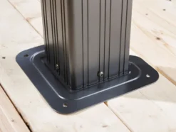SOJAG Canada Pavillon »Messina«, aus Aluminium, Stahldach mit Lüftung, inkl. Fliegengitter