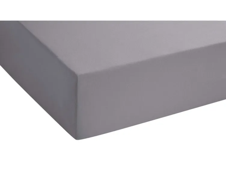 Spannbettlaken Baumwoll-Feinjersey, Steghöhe bis 22 cm