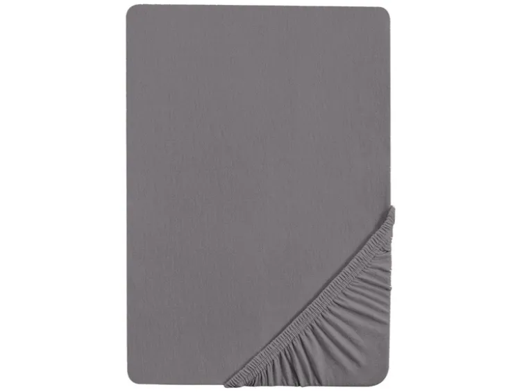 Spannbettlaken Baumwoll-Feinjersey, Steghöhe bis 22 cm