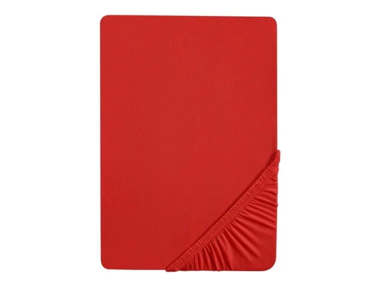 Spannbettlaken Baumwoll-Feinjersey, Steghöhe bis 22 cm