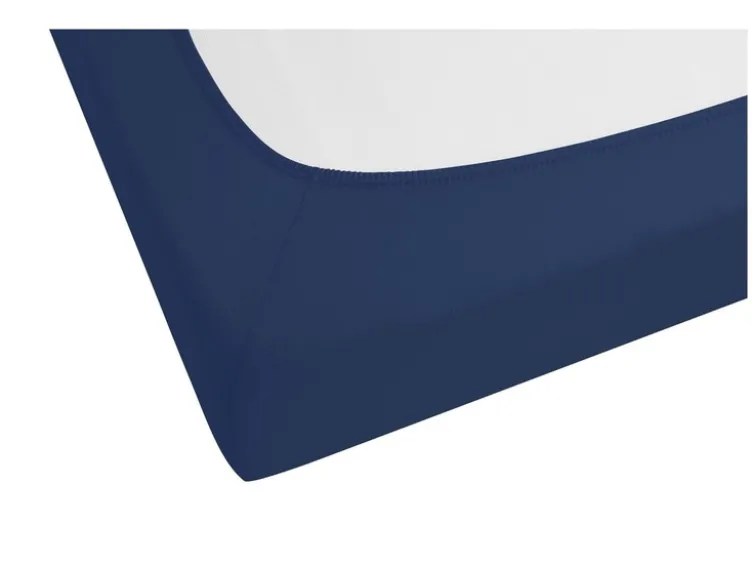 Spannbettlaken Baumwoll-Feinjersey, Steghöhe bis 22 cm