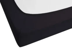 Spannbettlaken Baumwoll-Feinjersey, Steghöhe bis 22 cm