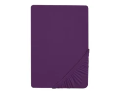 Spannbettlaken Baumwoll-Feinjersey, Steghöhe bis 22 cm