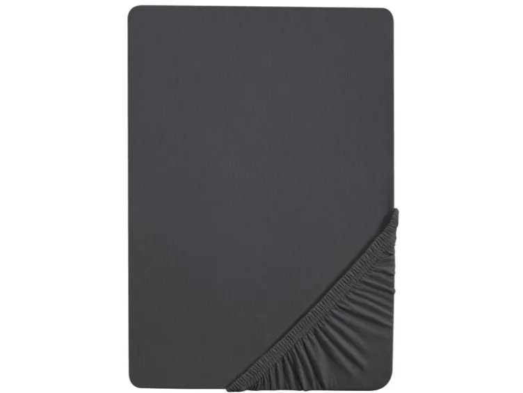 Spannbettlaken Baumwoll-Feinjersey, Steghöhe bis 22 cm