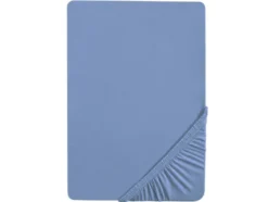Spannbettlaken Baumwoll-Feinjersey, Steghöhe bis 22 cm