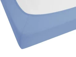 Spannbettlaken Baumwoll-Feinjersey, Steghöhe bis 22 cm