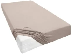 Spannbettlaken Jersey-Elasthan, Steghöhe von 25 - 35 cm
