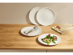 Speiseteller-  Suppenteller-Set, 4-teilig