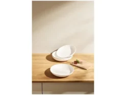 Speiseteller-  Suppenteller-Set, 4-teilig
