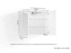Spiegelschrank »Spree«, mit LED