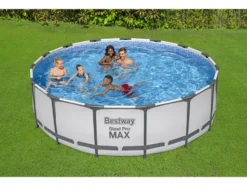 Steel Pro MAX™ Frame Pool Komplett-Set mit Filterpumpe Ø 457 x 122 cm