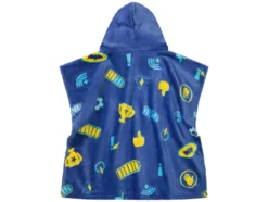 Strandtuch / Kinder-Strandponcho, aus reiner Baumwolle
