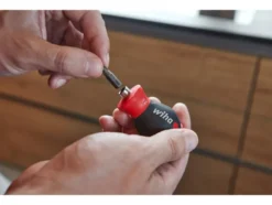 Stubby-Schraubendreher, mit Bit Magazin und magnetisch TORX mit 6 Bits, 1/4