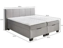 SUN GARDEN Bett in Boxspringoptik „TOWNSVILLE“