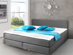 SUN GARDEN Bett in Boxspringoptik »ADELAIDE«, mit Polsterung, Federkernmatratze und Topper