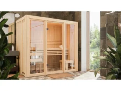 System-Sauna »Shorty«, mit Fronteinstieg, 3,6 kW Ofen