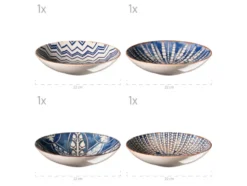 Teller-Set »Iberico Blue«, 12-teilig