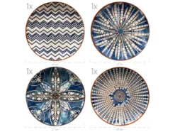 Teller-Set »Iberico Blue«, 12-teilig
