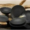 Teller-Set »Lava Stone«, 12-teilig