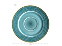 Teller-Set »Prospero«, 8-teilig, handbemalt