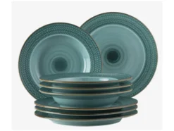 Teller-Set »Prospero«, 8-teilig, handbemalt