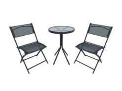 textilenes Bistro-Set, 3-teilig