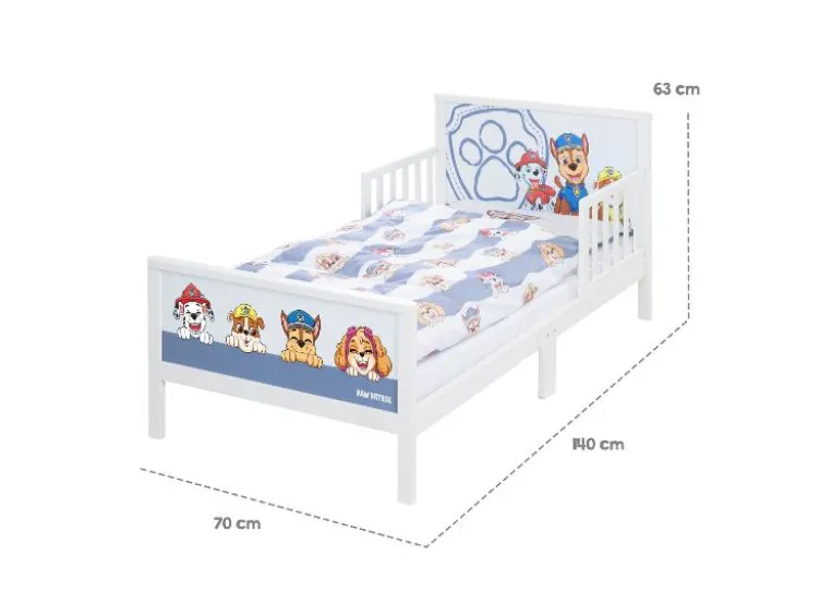 Themen-Komplettbett »Paw Patrol / Peppa Pig«, 70x140 cm