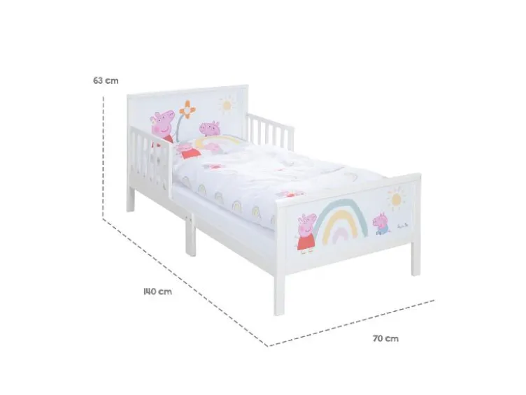 Themen-Komplettbett »Paw Patrol / Peppa Pig«, 70x140 cm