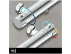 Thermostat Duscharmatur »CLAUDIO«, Chrom