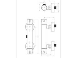 Thermostat Duscharmatur »CLAUDIO«, Chrom