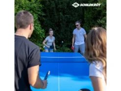 Tischtennisplatte Space Tec Outdoor, wetterfeste 4 mm Melaminharzplatte, klappbar