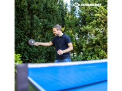 Tischtennisplatte Space Tec Outdoor, wetterfeste 4 mm Melaminharzplatte, klappbar