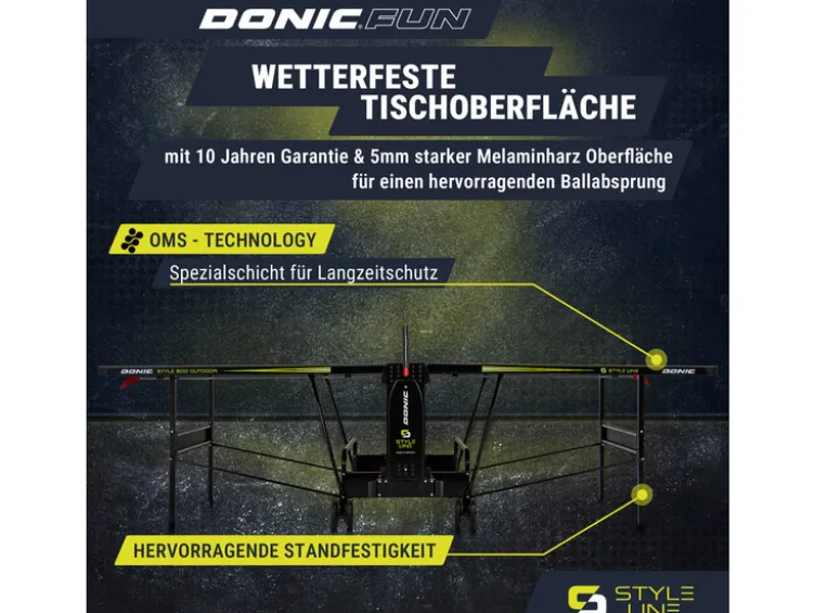 Tischtennisplatte STYLE 800 Outdoor