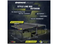 Tischtennis-Set Style 800 Outdoor, inkl. Zubehör