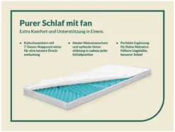Topper »BIG KOMFORT PLUS«, 7-Zonen Kaltschaum, mit Lüftungsband