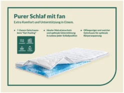 Topper „Gel-Feeling“, 7-Zonen-Gelschaumkern
