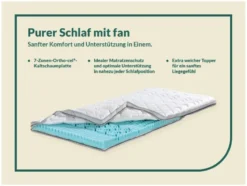 Topper »XXL Soft Plus«, Kaltschaum-Kern, Bezug mit Klimaband für optimale Belüftung