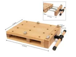 Tragbare Hobelbank, L 47 X T 29 X H 7cm, FSC 100%, Buche