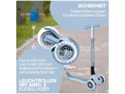 Tretroller Primo Foldable Lights Eco, klappbar