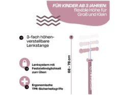 Tretroller Primo Foldable Lights Eco, klappbar